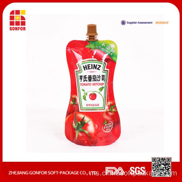 Pembungkusan Sos Chilli Spouted Stand Up Pouch